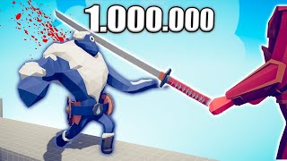 1000000 DAMAGE GIANT KATANA vs UNITS  TABS  Totally Accurate Battle Simulator 2024 [upl. by Stephania]