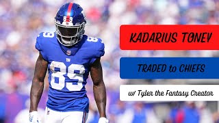 Kadarius Toney TRADED to the Chiefs  Dynasty Fantasy Football Impact [upl. by Apple]