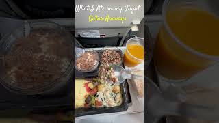 What I Ate On My Flight  Qatar Airways  Sweden To Kochi  Denmark To India Flight  Copenhagen [upl. by Hynda]