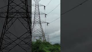 EHV lineTransmission lineSubstationTransmission Tower400kV LineTower Structure [upl. by Cutcliffe]