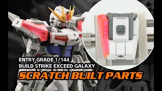 Scratch Built PartsEntry Grade 1144 Build Strike Exceed Galaxy [upl. by Nehcterg]