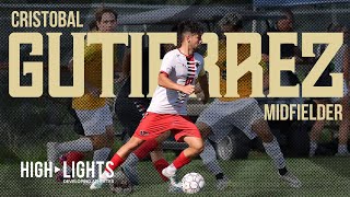 Cristobal Gutierrez  Midfielder  Best Goals amp Assists Sophomore Season [upl. by Marvin506]