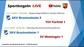 SKV Brackenheim 2  TSV Fürfeld 1 Regionalliga MN Männer [upl. by Pedaiah]