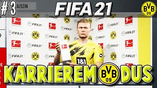 FIFA 21 HAALAND BUNDESLIGA POTM  ⚽️ 03 BVB Karriere [upl. by Kingsley34]