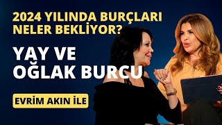 YAY VE OĞLAK BURCU İÇİN 2024 NASIL GEÇECEK  Yükselenler nelere dikkat etmeli [upl. by Nyla]