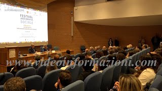 Festival Antimafia Sociale don Ciotti quotLotta mafia fuori da agenda Governoquot [upl. by Ativoj]