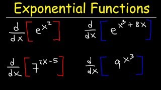 Derivatives of Exponential Functions [upl. by Alcock469]