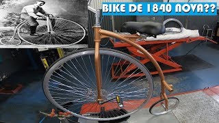 Bicicleta Antiga Ano 1840 TRATEM DIRETO COM O FABRICANTE NÃO TENHO MAIS O CONTATO [upl. by Humph]