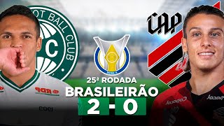 CORITIBA 2 x 0 ATHLETICO  ATLETIBA Brasileirão Série A 2023 25ª Rodada  Narração [upl. by Florry]