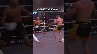 Raymond Daniels defied physics 🤯 kickboxing ninja knockout [upl. by Esila]