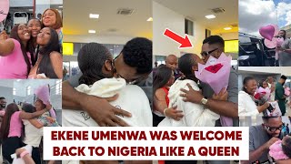 WATCH How Ekene Umenwa Was Welcome Back To Nigeria Like A Queen With Her New Born Baby amp Husband [upl. by Noed495]