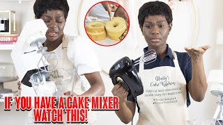 BAKING WITH A STAND MIXER OR HAND MIXER  STAND MIXER V HAND MIXER TEST GLADYS CAKE KITCHEN [upl. by Hunley453]