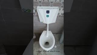 Western toilet fitting👍 construction bathroomwashbasin ungal electrician [upl. by Jair]