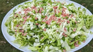 Zarter Endiviensalat zum Anhimmeln 😍 Rezept Endiviensalat mit leckerem Dressing [upl. by Klinges]