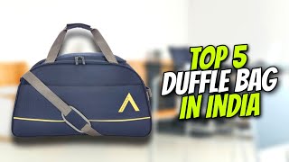 Top 5 Best Duffle Bag In India 2024  2 Wheel Duffle Travelling Bag  Duffle Bags Under 1000 Review [upl. by Tse]