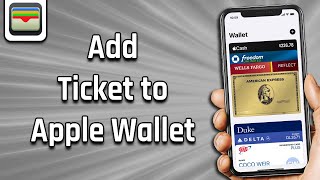 How To Add Ticket To Apple Wallet easy [upl. by Lekcar]