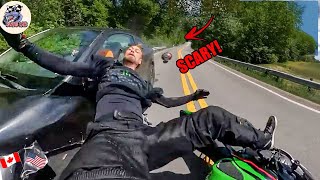 BRUTAL MOTORCYCLE CRASHES  CRAZY amp EPIC Motorcycle Moments 2024 5 [upl. by Mitchel]