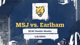 MSJ Basketball DoubleHeader vs Earlham College [upl. by Maharva541]