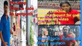 Stop too Sale in footpathNew Raining season iteam available in New Marketpls visit [upl. by Romelda598]