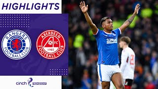 Rangers 41 Aberdeen  The Gers secure an emphatic comeback win at Ibrox  cinch Premiership [upl. by Eelorac]