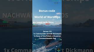 World of Warships Bonus Code NACHWALERZECZPOSPOLITEJ [upl. by Aenal]