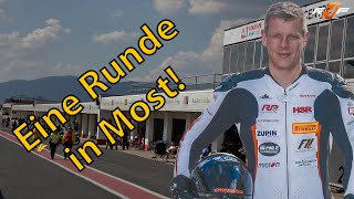 racing4funde Onboard lap Most BMW S1000RR Blick auf Fahrer [upl. by Munster682]