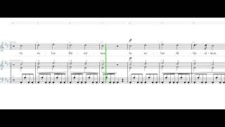 Gloria Vivaldi Quoniam tu solus sanctus soprano Rehearsal Track [upl. by Airolg261]