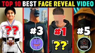 TOP 10 BEST FACE REVEAL OF MINECRAFT YOUTUBERS 🔥😍  FT AJJU BHAI JACK TECHNO MYTHPAT ANDREOBEE [upl. by Ennaoj]