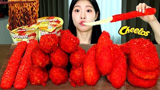 ASMR MUKBANG 직접 만든 치토스 치킨 핫도그 짜파게티 먹방 amp 레시피 FRIED CHICKEN AND CHEETOS EATING [upl. by Mahgem]