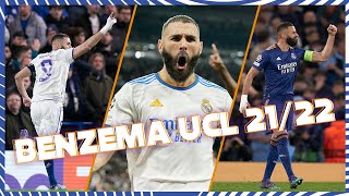 All 15 Champions League 2122 goals  Karim Benzema  Real Madrid [upl. by Catlin124]