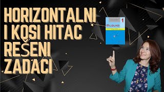 Fizika 1 Horizontalni i kosi hitac  rešenja zadataka 126 127 i128 iz Krugove zbirke [upl. by Letch]