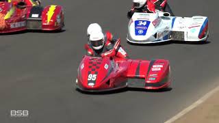 Molson Group British Sidecar Championship 2022 Round 2 Knockhill  Race 2 [upl. by Anemix]