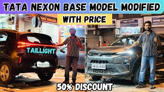 2024 TATA NEXON FACELIFT MODIFIED WITH PRICE🔥TATA NEXON GENUINE POWER WINDOW🔥TATA NEXON BASE TO TOP [upl. by Paton84]