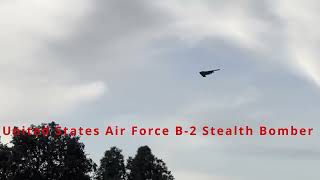 2024 B2 Stealth Bomber Rose ParadeB2 Stealth Bomber Rose Parade Flyover Pasadena California 2024 [upl. by Ahsaya438]