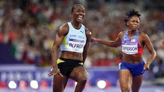 Paris Olympic Womens 100m Final Overview [upl. by Mclyman437]