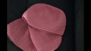 Toddler beanie crochet pattern [upl. by Annuhsal331]