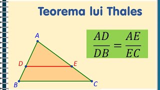 Teorema lui Thales  Materaro [upl. by Diana]