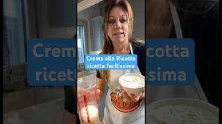 Crema alla Ricotta Ricetta Facilissima Perfetta da farcire torte cannoli e bignè shorts [upl. by Skurnik416]