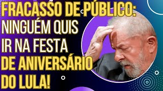 Lula esperava uma multidão em seu aniversário mas só apareceram 7 militantes na porta do Alvorada [upl. by Bud550]