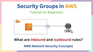 Security Groups Tutorial for Absolute Beginners Inbound and Outbound Rules AWS Networking Concepts [upl. by Caundra]