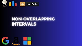 Leetcode435 Nonoverlapping Intervals [upl. by Belak]