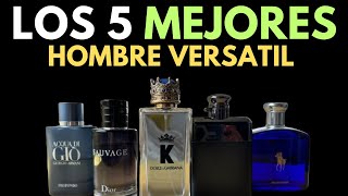 Los 5 MEJORES PERFUMES PARA HOMBRE del 2024 [upl. by Lyall]