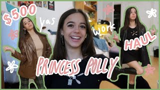 500 PRINCESS POLLY WINTER CLOTHING HAUL AND TRY ON [upl. by Anida]