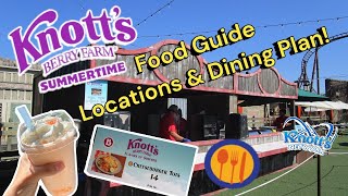 Knotts Berry Farm Summer Time Food Guide 2024 Locations amp Dinning Plan Full Tour [upl. by Anairda]