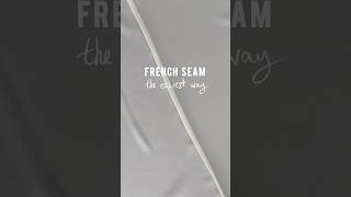 French seam🤍frenchseam sewingtips sewingtutorial sewing sewinghacks [upl. by Seely]