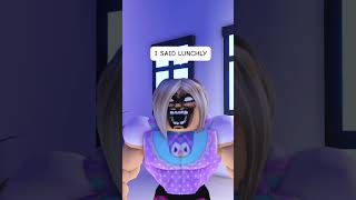 When YOUNGEST SIBLING tries LUNCHLY…💀💀 adoptme roblox robloxshorts [upl. by Aeet]