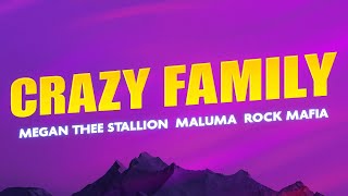 Megan Thee Stallion Maluma Rock Mafia  Crazy Family From quotThe Addams Family 2quot Lyrics [upl. by Notna675]