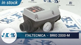 ITALTECNICA BRIO 2000M IN STOCK IN JAES FLOWPRESSURE CONTROL DEVICE  CONTROLLO FLUSSO [upl. by Dolloff375]