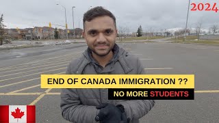 NO MORE STUDENTS IN CANADA 2024   CANADA GOVERNMENT CAP ON INTERNATIONAL STUDENTS  MR PATEL [upl. by Irem]