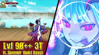 FGO x Mahoyo Collab Lvl 90 Farming ft Summer Ibuki Douji 3Turn [upl. by Aciraa]